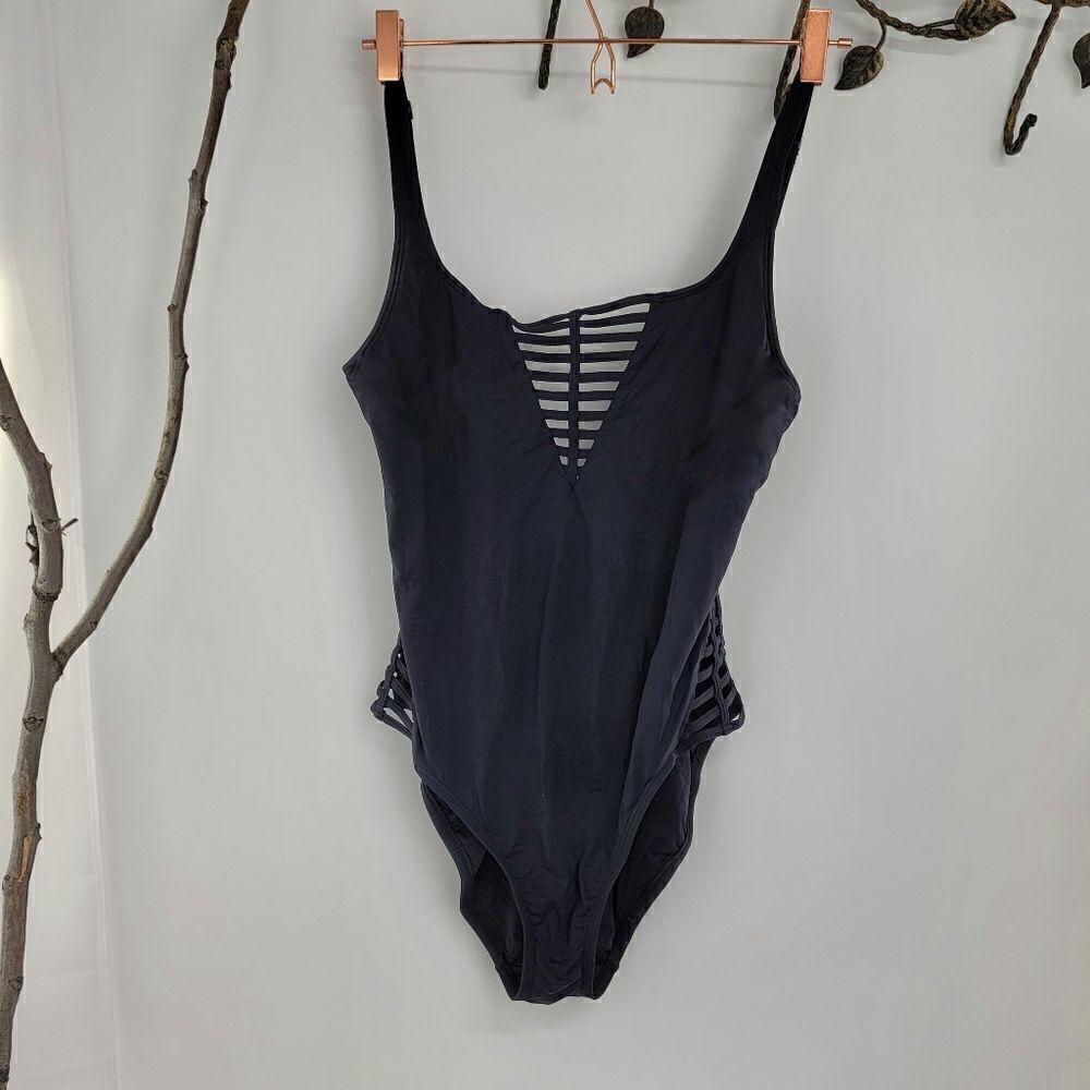 La blanca black one piece swim suit 10